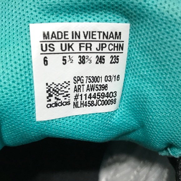 🎊SOLD🎊Adidasneo 💜🖤💚 - Picture 7 of 8
